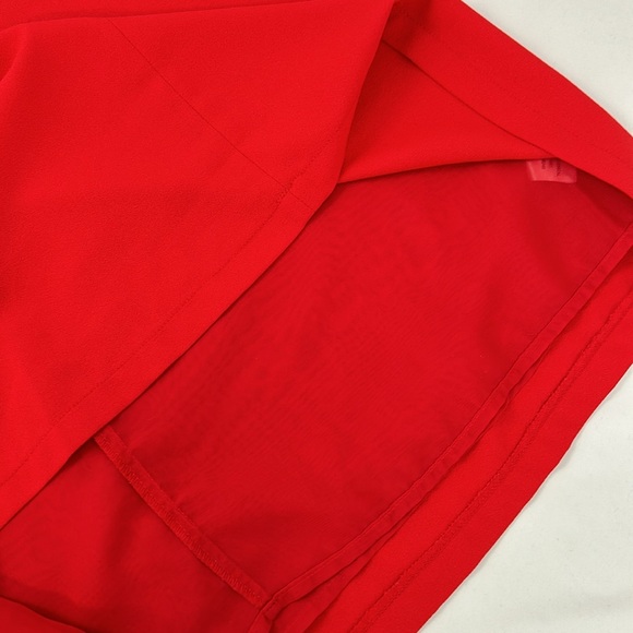 Lulu’s Near or Bar Red Shift Dress Sleeveless Keyhole back Gold Bar size Large - Picture 11 of 11